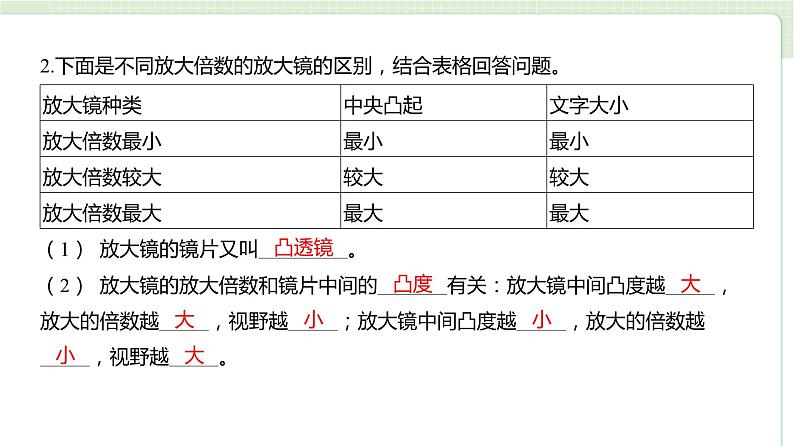 第一单元 微小世界-1.1 放大镜(练习课件)第4页