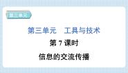 小学科学教科版 (2017)六年级上册7.信息的交流传播习题ppt课件
