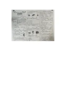 陕西咸阳市2023-2024学年四年级下学期期末科学试卷
