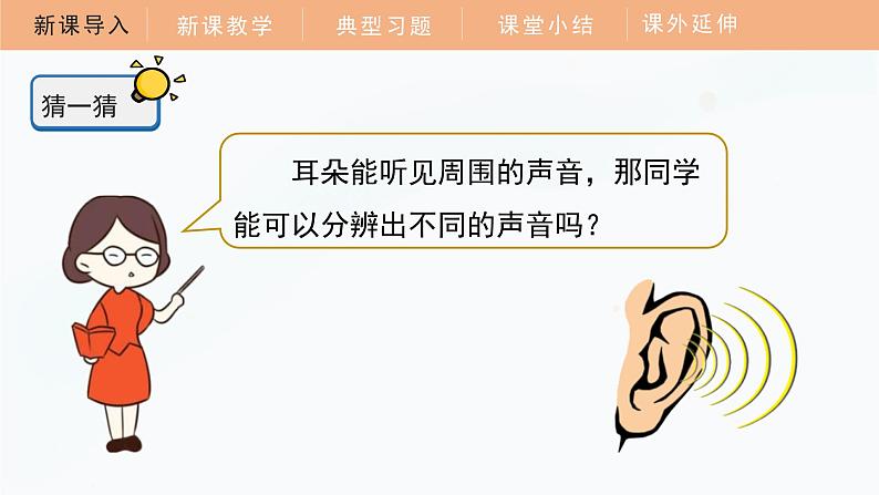 教科版科学四年级上册 1.1 听听声音 教学课件第5页