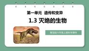 小学科学青岛版 (六三制2017)六年级上册3 灭绝的生物优质教学课件ppt