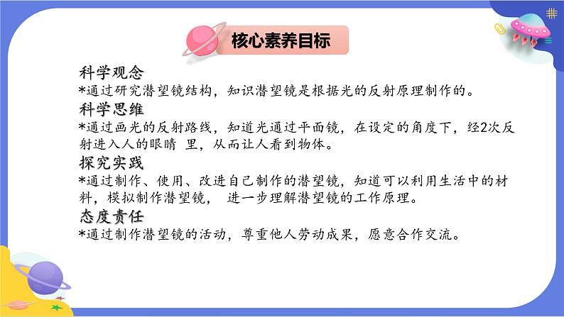 【核心素养】教科版科学五上1.7《制作一个潜望镜》课件+教案(含反思)02