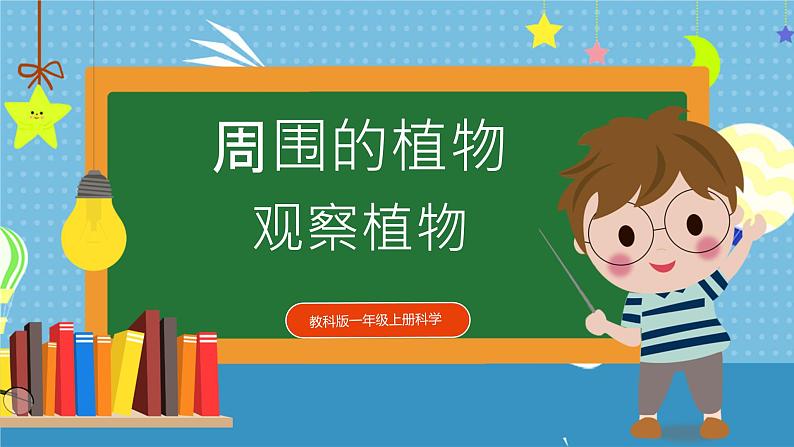 【核心素养】教科版小学科学一年级上册 2. 观察植物 课件ppt+ 教案01