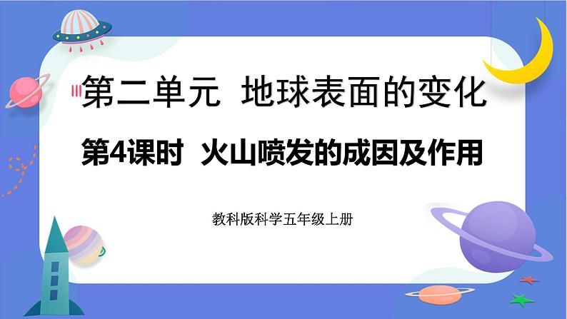 【核心素养】教科版科学五上2.4《火山喷发的成因及作用》课件+教案(含反思)01
