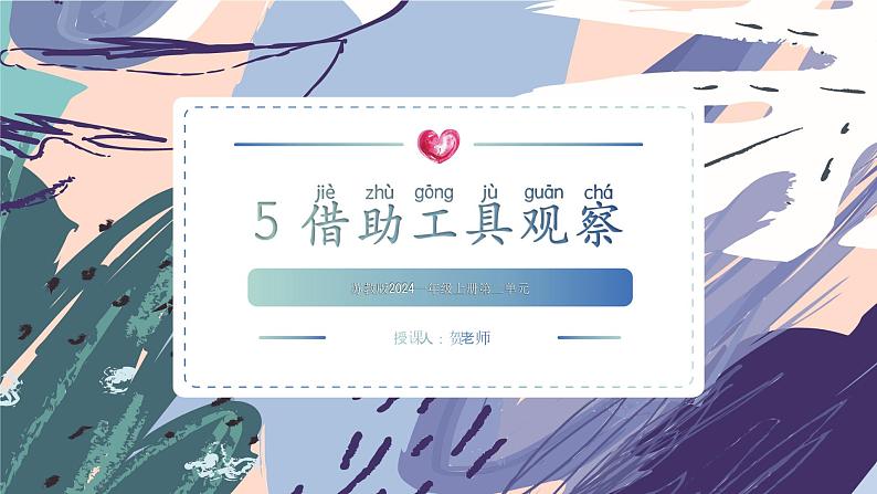 苏教版小学科学一年级上册2.2 借助工具观察 课件+视频素材01