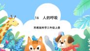 苏教版 (2017)三年级上册16 人的呼吸完美版ppt课件
