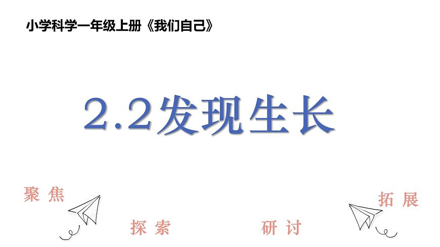 教科版1上科學(xué)第2單元第2課《發(fā)現(xiàn)生長(zhǎng)》課件第1頁(yè)