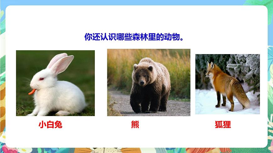 粵教粵科版（2017）科學(xué)三年級(jí)上冊(cè)1.6《森林里的動(dòng)物》 課件第4頁(yè)
