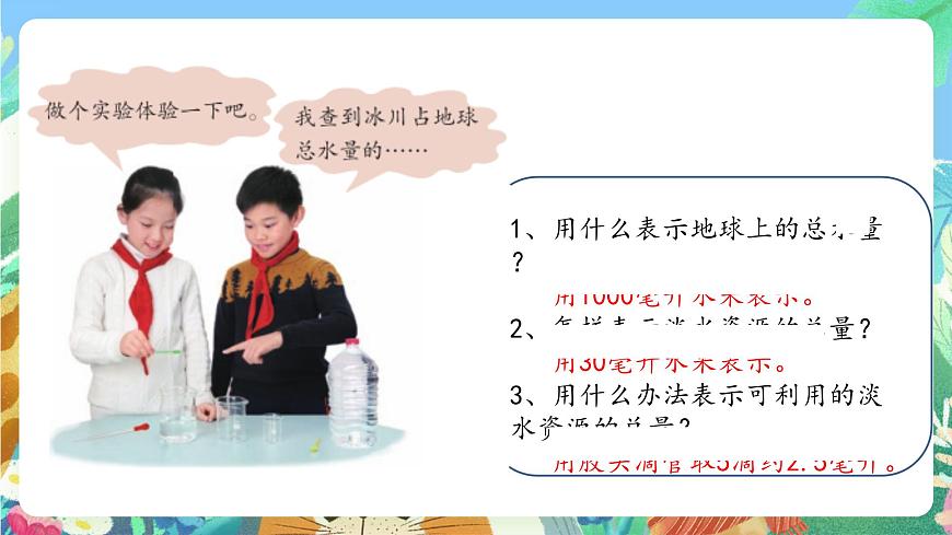 青島版六三制（2017）科學三年級上冊5.21《淡水資源》課件第6頁