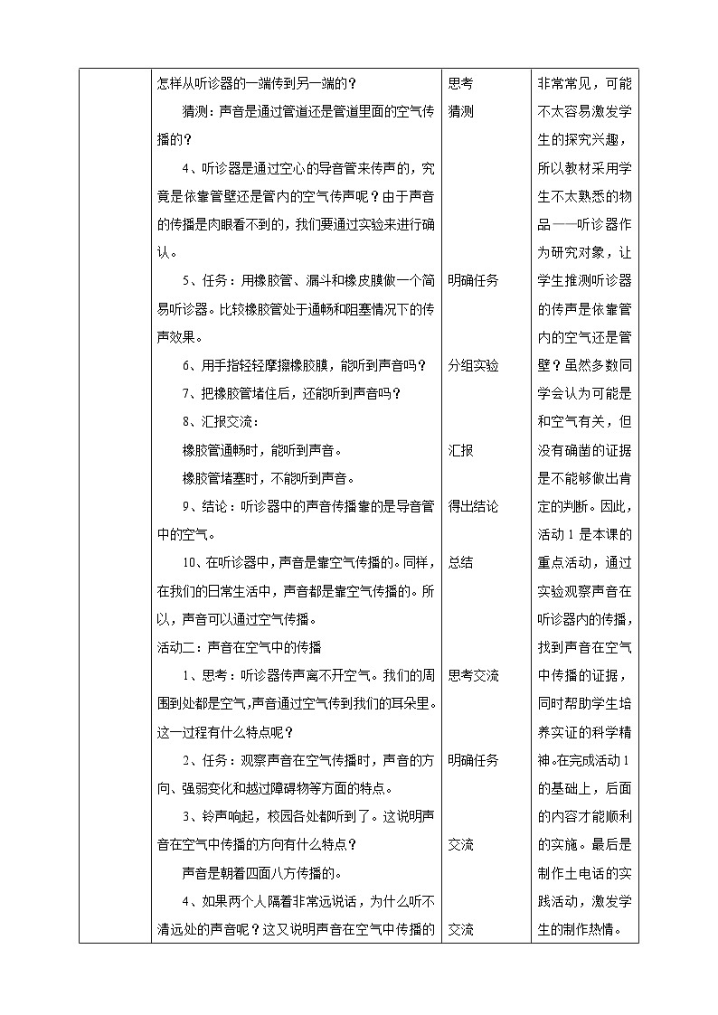 粤教粤科版(2017)科学四年级上册3.17《声音的传播》课件+教案+练习02