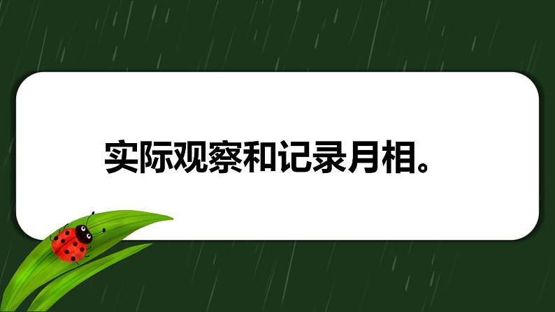 教科版(2017秋) 小学科学二年级上册1.4 观察月相 课件+视频+教案06