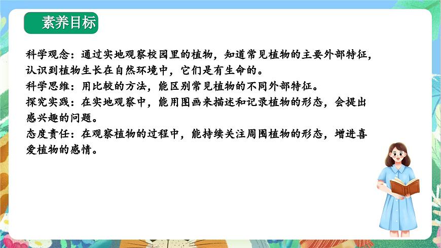 【核心素養(yǎng)目標(biāo)新課標(biāo)】教科版科學(xué)一上1.6 《校園里的植物》 教學(xué)課件第2頁(yè)