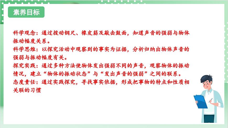 教科版科學(xué)四年級(jí)上冊(cè)1.5 《聲音的強(qiáng)與弱 》 教學(xué)課件第2頁(yè)
