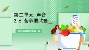 小学科学教科版 (2017)四年级上册6.营养要均衡优质课件ppt