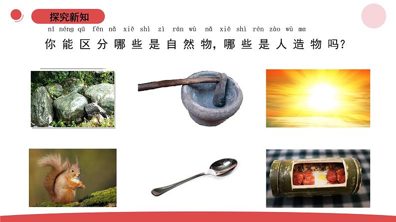 4.10《自然物与人造物》(课件+教案)-2024-2025学年一年级上册科学 苏教版(2024)06