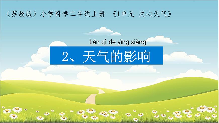 蘇教版科學(xué)二年級上第二課 天氣的影響課件第3頁