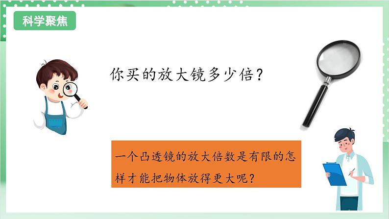 【新课标】教科版科学六年级上册1.2《 怎样放得更大》 教学课件+教案+素材03