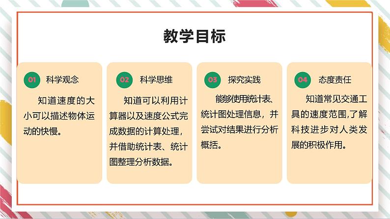 【大单元整体教学】大象版科学四年级上册1.2 运动的快慢 单元整体设计+课件+教案+素材03