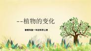 小学科学教科版（2024）一年级上册（2024）第一单元 周围的植物5. 植物的变化教案配套ppt课件
