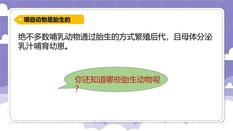 1.7 胎生动物(课件)-2024-2025学年四年级上册科学粤教粤科版第7页