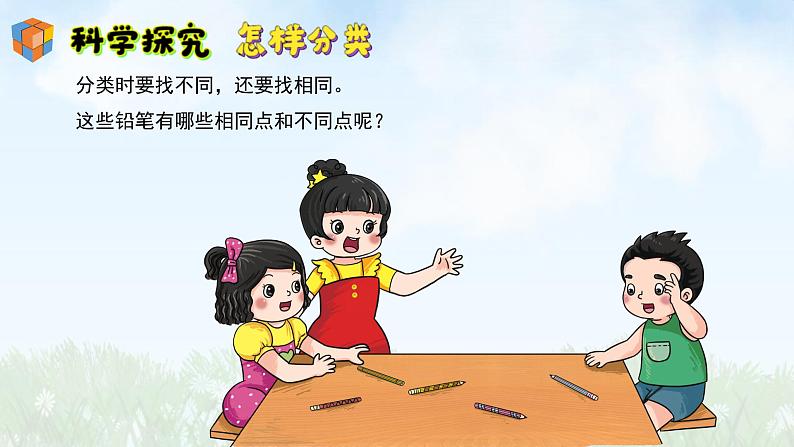 (2024)新版湘科版科学一年级上册(3)给物体分类-PPT课件07