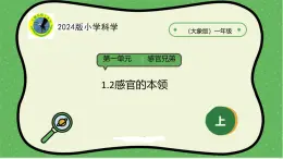 大象版（2024）小學(xué)科學(xué)一上第一單元感官兄弟1.2感官的本領(lǐng)課件