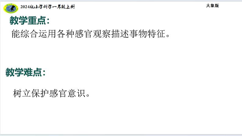 大象版(2024)小学科学第一单元感官兄弟1.3水果分享会课件 (2)第4页