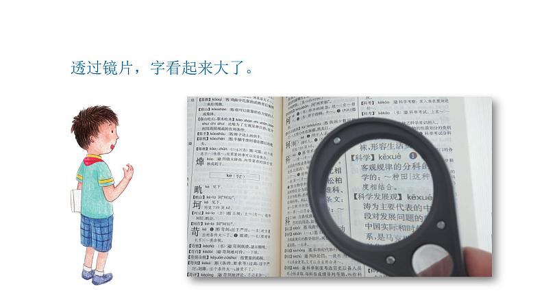 小学科学新青岛版六三制一年级上册第四单元第14课《认识放大镜》教学课件(2024秋)第7页