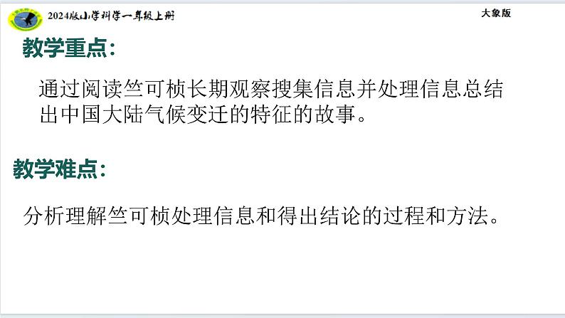 大象版(2024)小学科学反思单元竺可桢的观察日记课件第4页