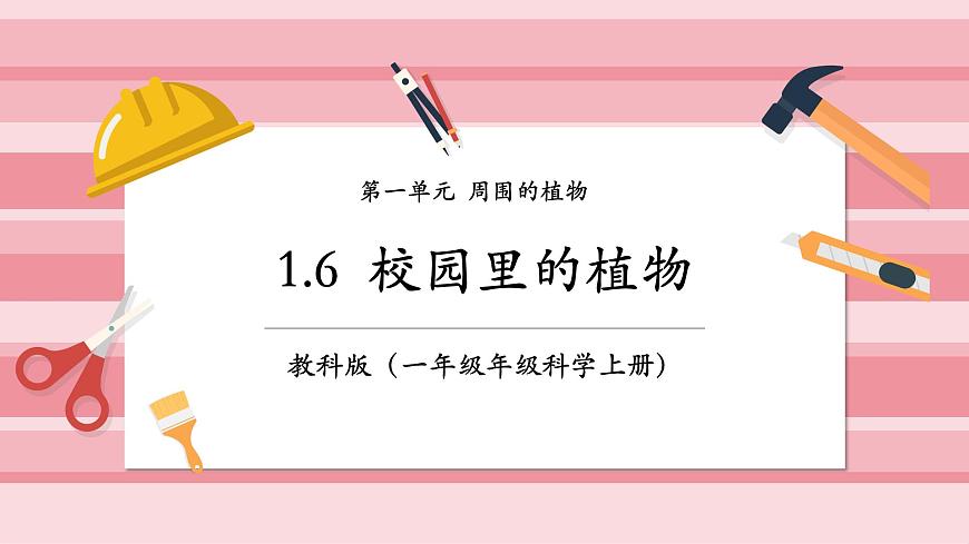 【大單元整體教學(xué)】1.6《校園里的植物》課時(shí)課件第1頁(yè)