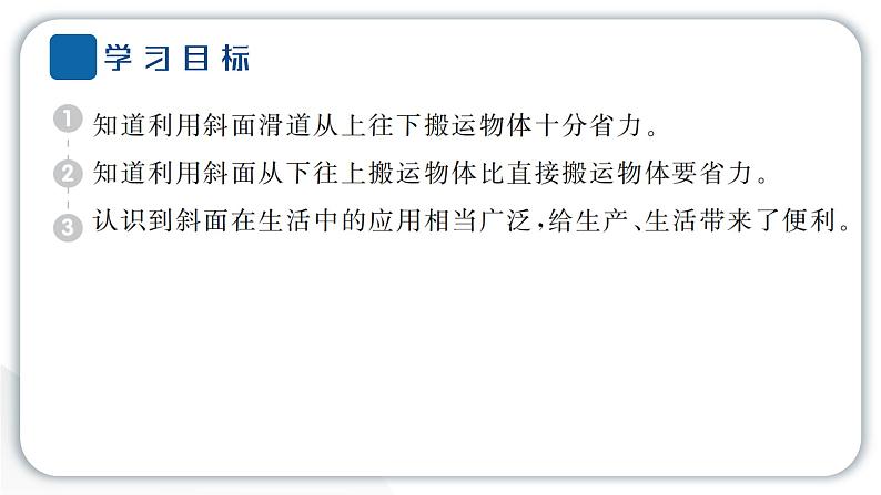 2024教科版科学六年级上册第三单元工具与技术2斜面 作业课件第2页