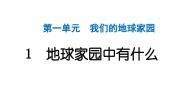小学科学教科版（2024）二年级上册1.地球家园中有什么作业ppt课件