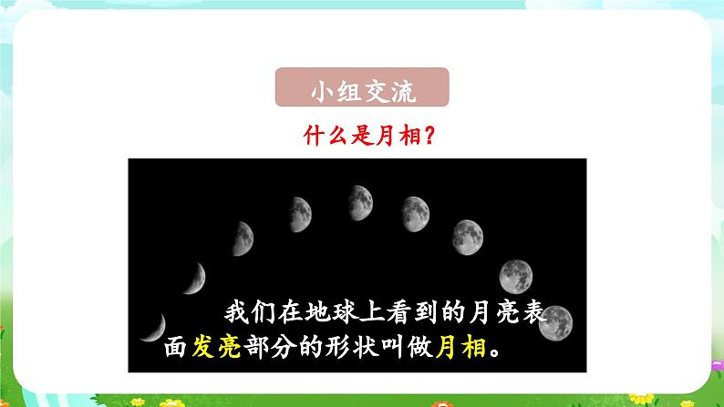 青岛版六三制(2017)科学四年级下册 第12课《月相的变化》课件第5页