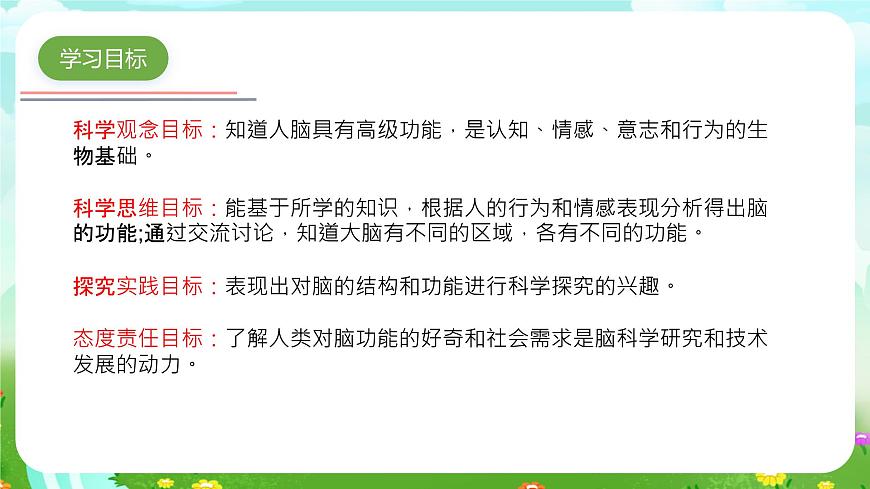 青島版六三制（2017）科學五年級下冊  第1課《我們的腦》課件第2頁