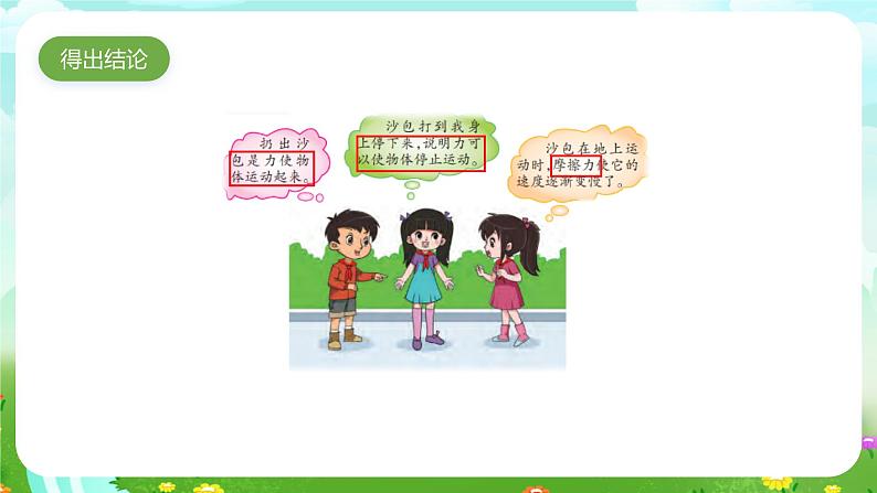 大象版(2017)科学四下 5.4《沙包与运动》课件第6页