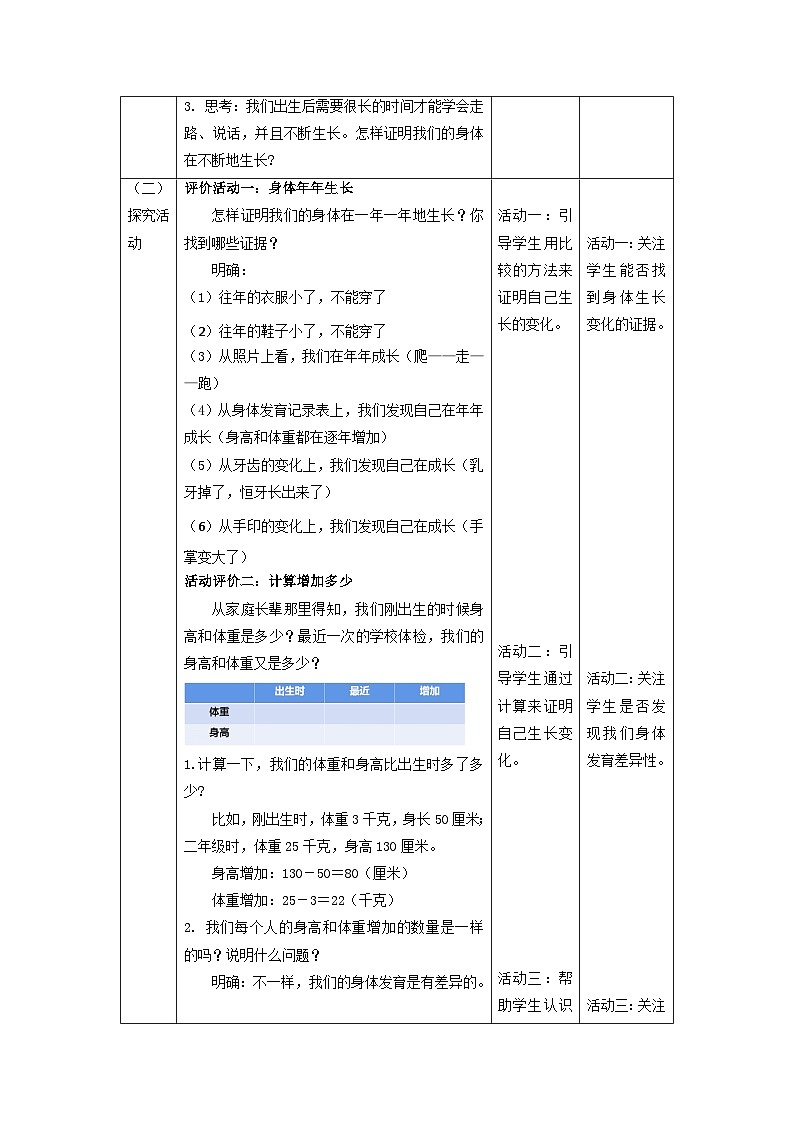 【核心素养】教科版科学二年级下册 2.5《发现生长》教案第2页