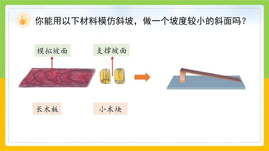 教科版科學(xué)三下 1.4《物體在斜面上運(yùn)動(dòng)》同步課件第5頁