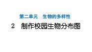 小学科学教科版（2024）六年级下册2.制作校园生物分布图作业ppt课件