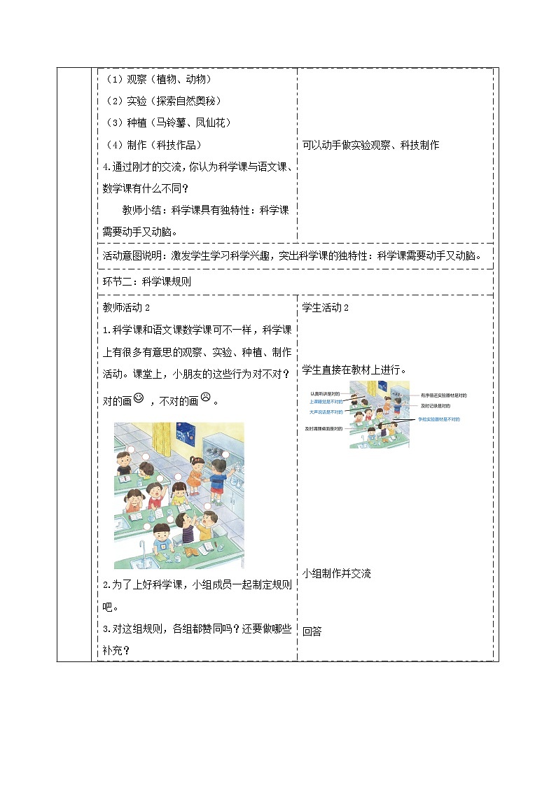 【大单元整体教学】1.3《上好科学课》课时教案第3页