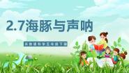科学苏教版（2024）海豚与声呐精品ppt课件