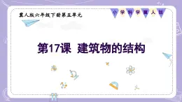 【核心素养】冀人版科学六年级下册 5.17建筑物的结构 同步课件+同步教案+同步练习