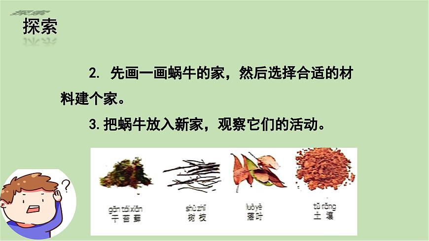 第2.3課 給蝸牛建個(gè)“家”（課件）25春新教材教科版一年級(jí)下冊(cè)第7頁