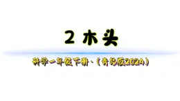 小学科学新青岛版（六三制）一年级下册第一单元第二课《木头》教学课件（2025春）