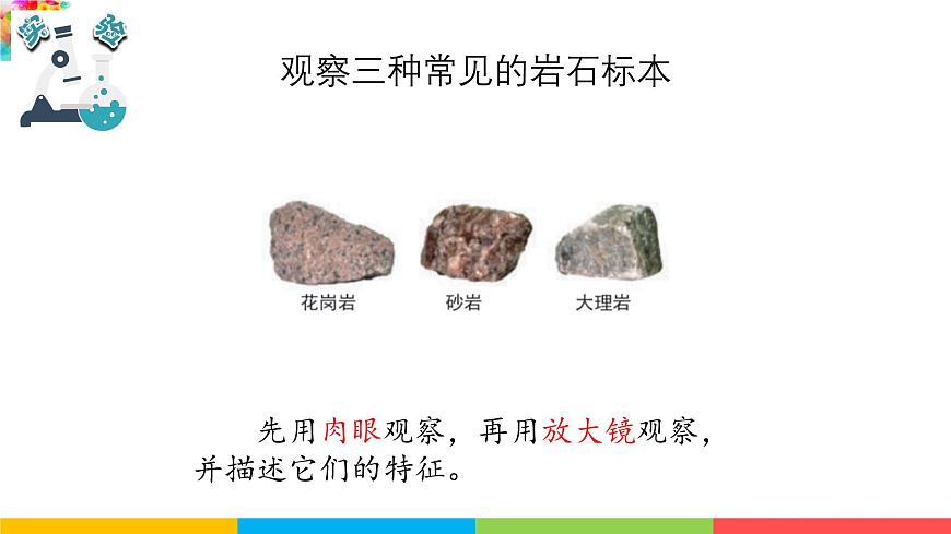 2024-2025学年教科版小学科学四年级下册教学课件 3.2认识几种常见的岩石第4页