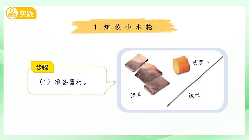 第5課 玩轉(zhuǎn)小水輪 課件 科學(xué)蘇教版（2024）一年級下冊第6頁