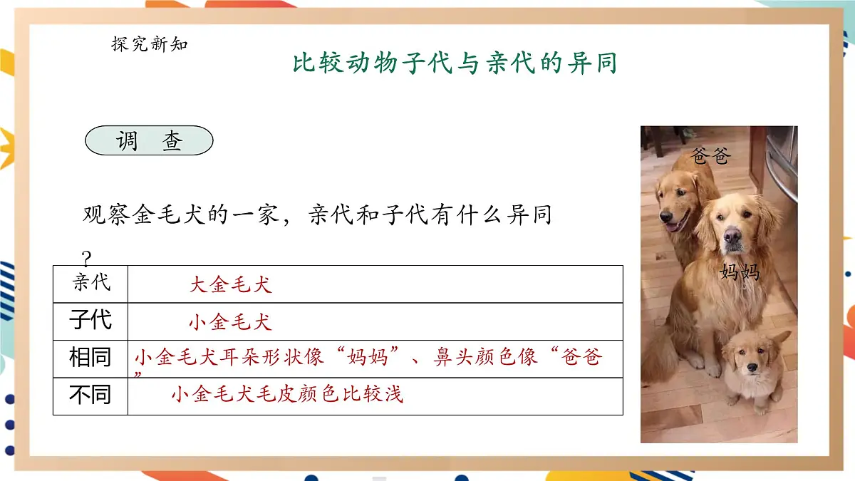 【大单元整体教学】4.2《动物的遗传和变异》课时课件第6页