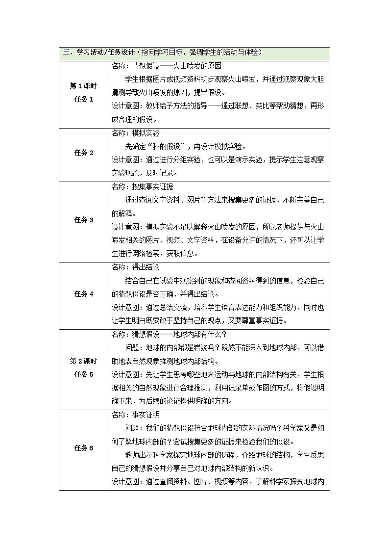 【大单元整体教学】第四单元《地壳》单元整体设计第3页