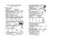 浙江省台州市玉环市2024-2025学年五年级上学期期末科学试卷