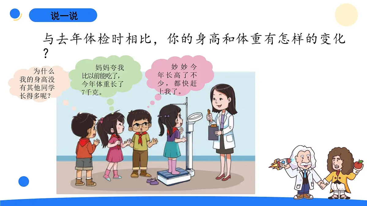 2025年秋大象版五年级科学上册 3.1我的健康体检表(课件)第2页