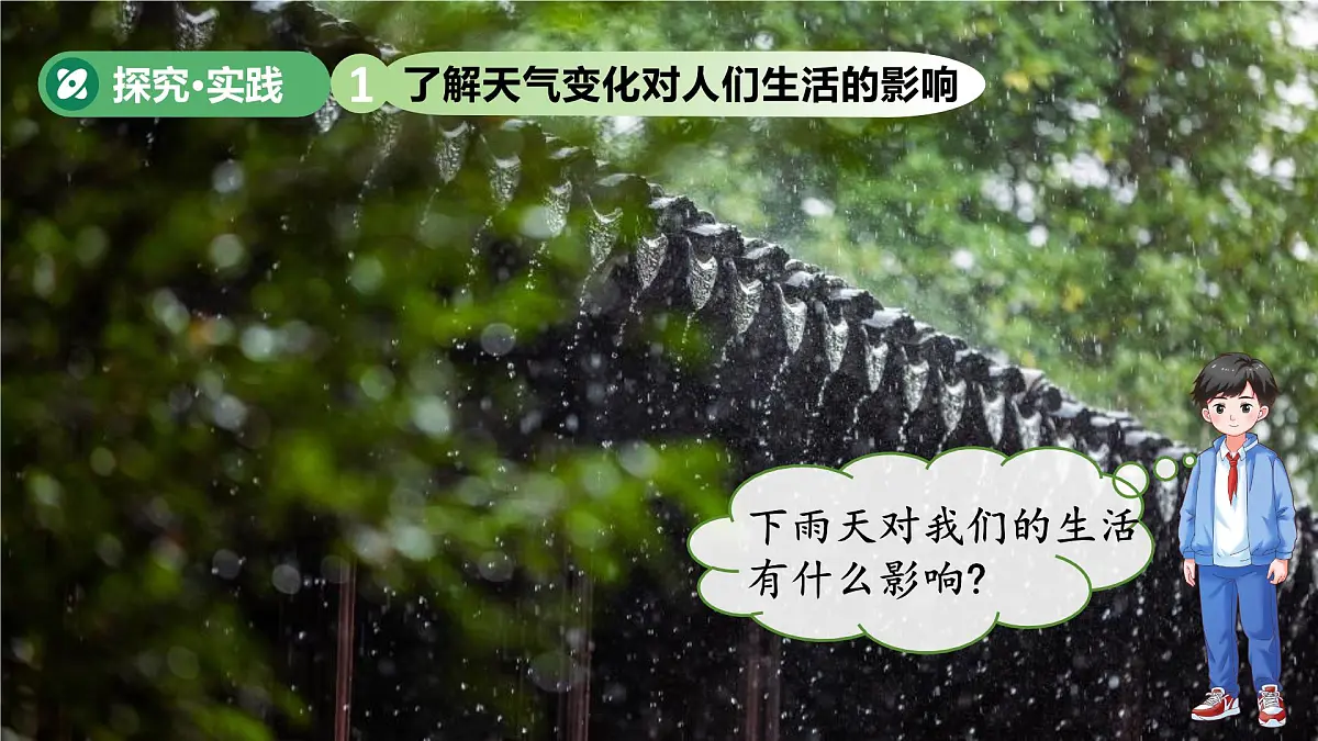 第14课 天气与我们的生活 课件 小学科学青岛版五四制(2024)一年级下册第三单元第3页
